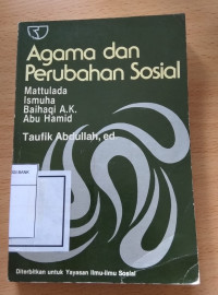 Agama dan Perubahan Sosial